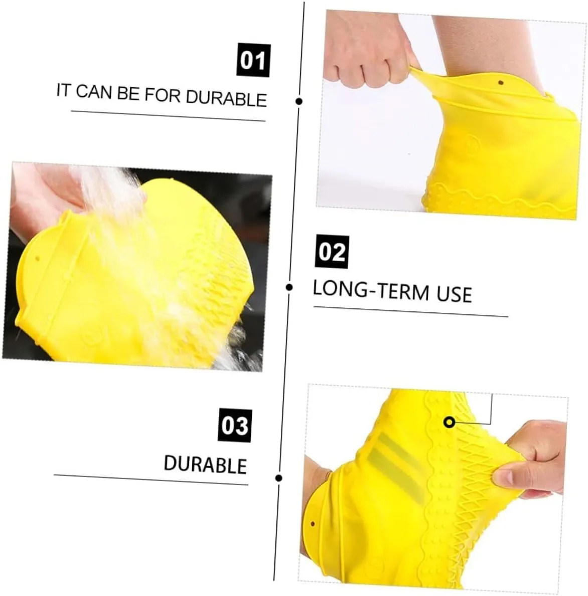 3 Pairs Shoe Cover Rain Shoes Covers Shoe Protectors Womens Sneakers Womens Athletic Shoes Rainy