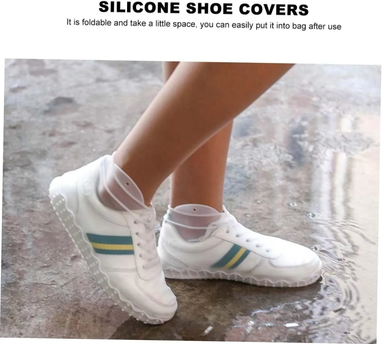 3 Pairs Shoe Cover Rain Shoes Covers Shoe Protectors Womens Sneakers Womens Athletic Shoes Rainy