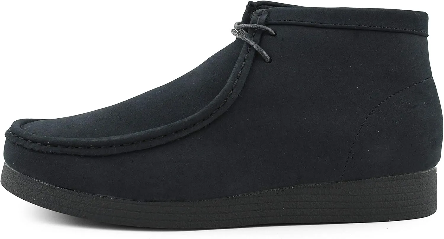 Amali Casual Chukka Boots for Men, High-Top, Lace Up Suede Men's Shoes, Desert Boots with Crepe Rubber Sole
