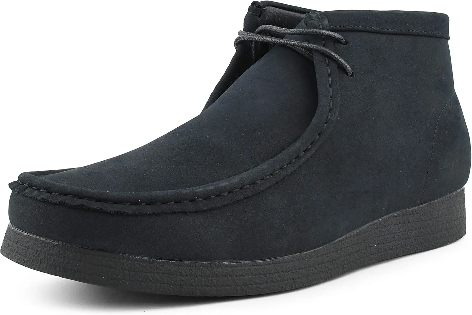 Amali Casual Chukka Boots for Men, High-Top, Lace Up Suede Men's Shoes, Desert Boots with Crepe Rubber Sole