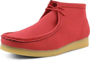 Amali Casual Chukka Boots for Men, High-Top, Lace Up Suede Men's Shoes, Desert Boots with Crepe Rubber Sole