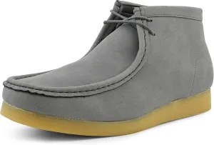 Amali Casual Chukka Boots for Men, High-Top, Lace Up Suede Men's Shoes, Desert Boots with Crepe Rubber Sole