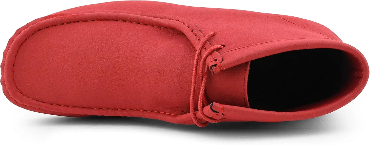 Amali Casual Chukka Boots for Men, High-Top, Lace Up Suede Men's Shoes, Desert Boots with Crepe Rubber Sole