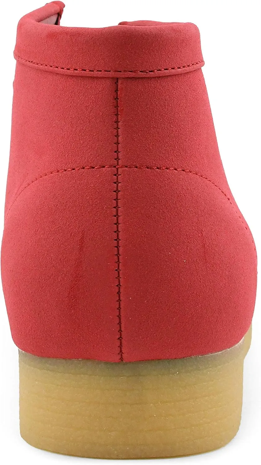 Amali Casual Chukka Boots for Men, High-Top, Lace Up Suede Men's Shoes, Desert Boots with Crepe Rubber Sole