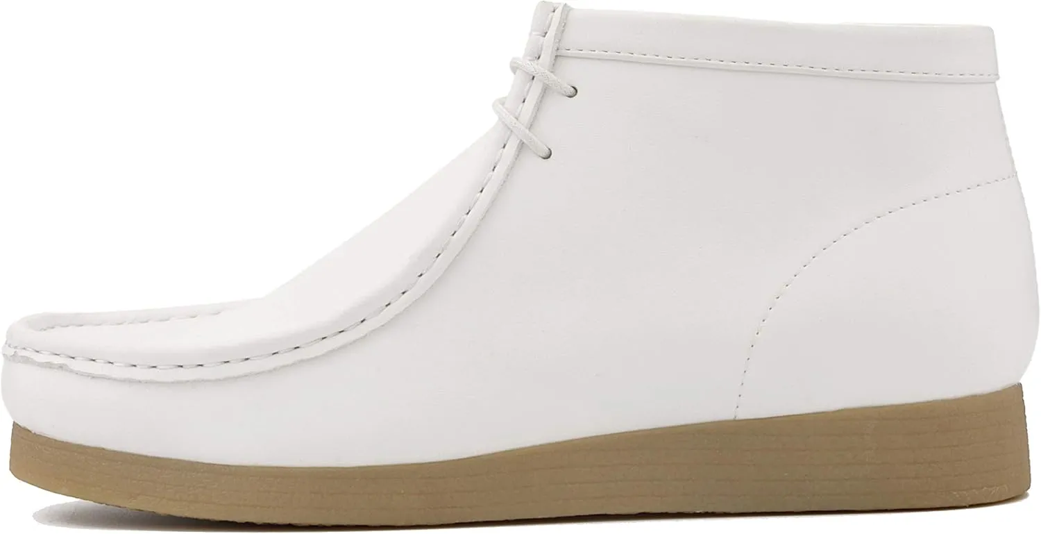 Amali Casual Chukka Boots for Men, High-Top, Lace Up Suede Men's Shoes, Desert Boots with Crepe Rubber Sole