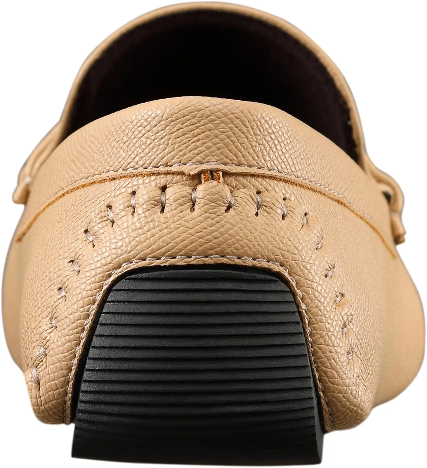 Amali Driving Moccasins, Faux Leather with Enamel Horse-Bit Ornament & Soft Lining, Comfortable & Stylish Mens Dress Loafers for Everyday Wear