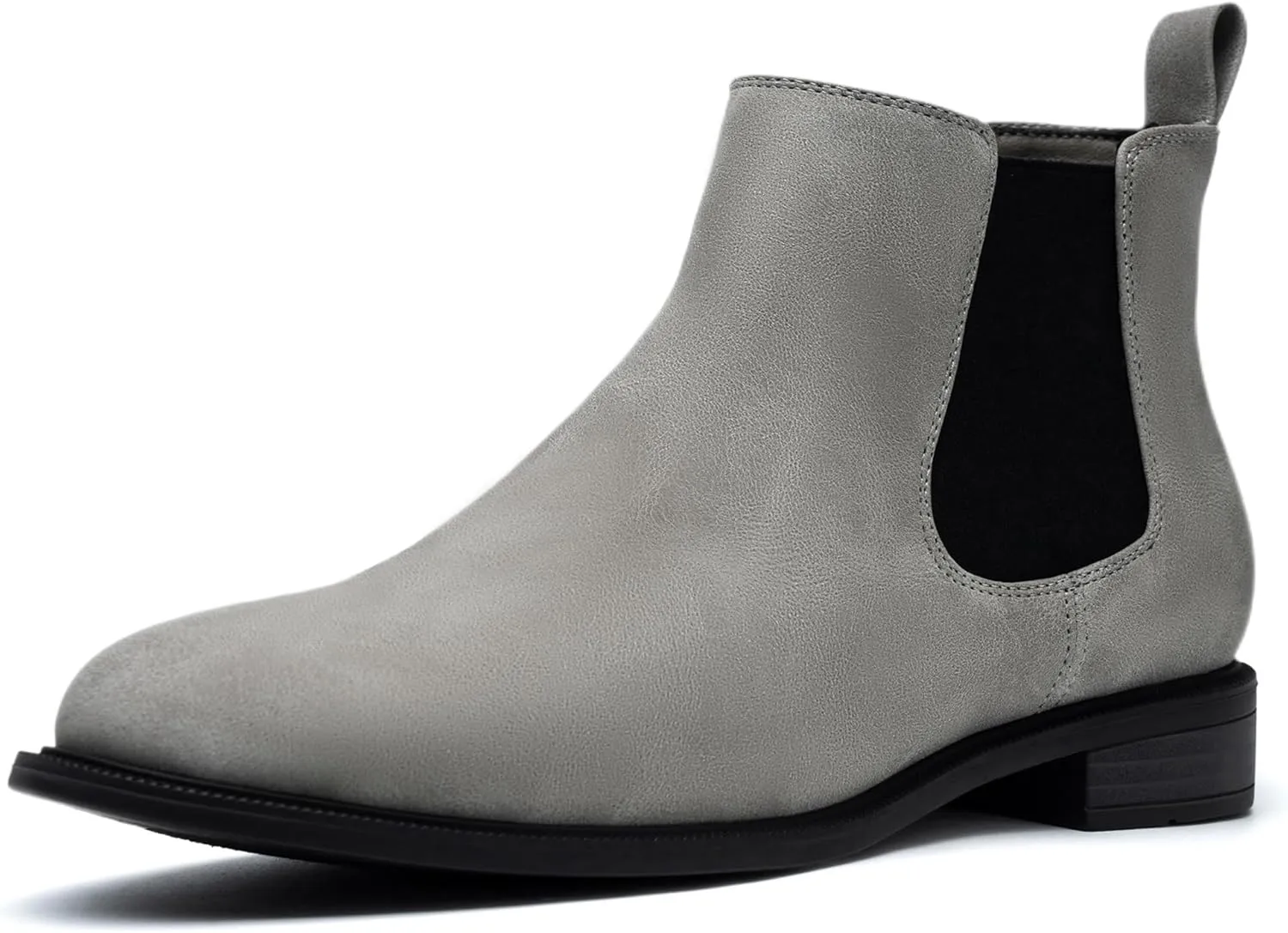 ANJOUFEMME Womens Fall Flat Chelsea Boots, Classic Comfortable Short Ankle Boots, Fashion Dress Booties