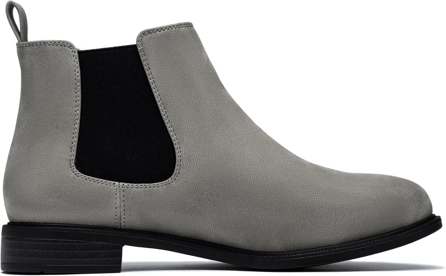 ANJOUFEMME Womens Fall Flat Chelsea Boots, Classic Comfortable Short Ankle Boots, Fashion Dress Booties