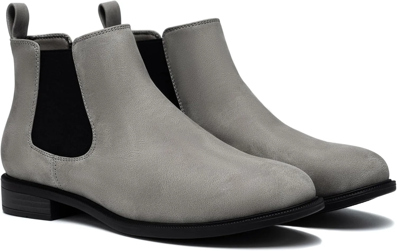 ANJOUFEMME Womens Fall Flat Chelsea Boots, Classic Comfortable Short Ankle Boots, Fashion Dress Booties