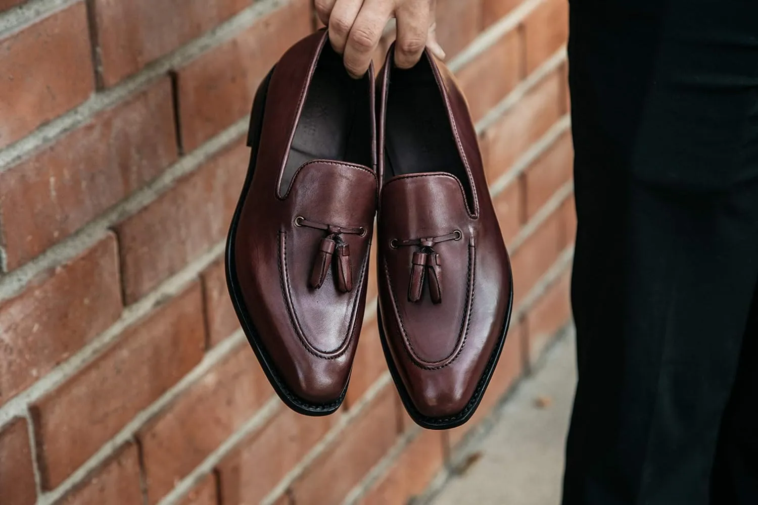 Anthony Veer Kennedy Tassel Loafer for Men | Goodyear Welt Construction | Ortholite Footbed & Recraftable Leather Sole
