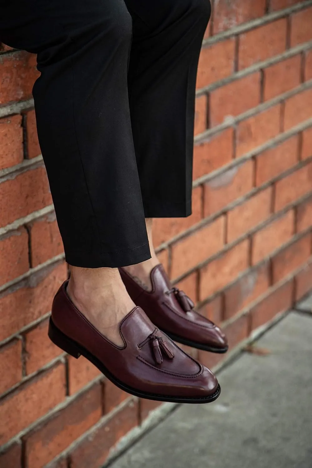 Anthony Veer Kennedy Tassel Loafer for Men | Goodyear Welt Construction | Ortholite Footbed & Recraftable Leather Sole