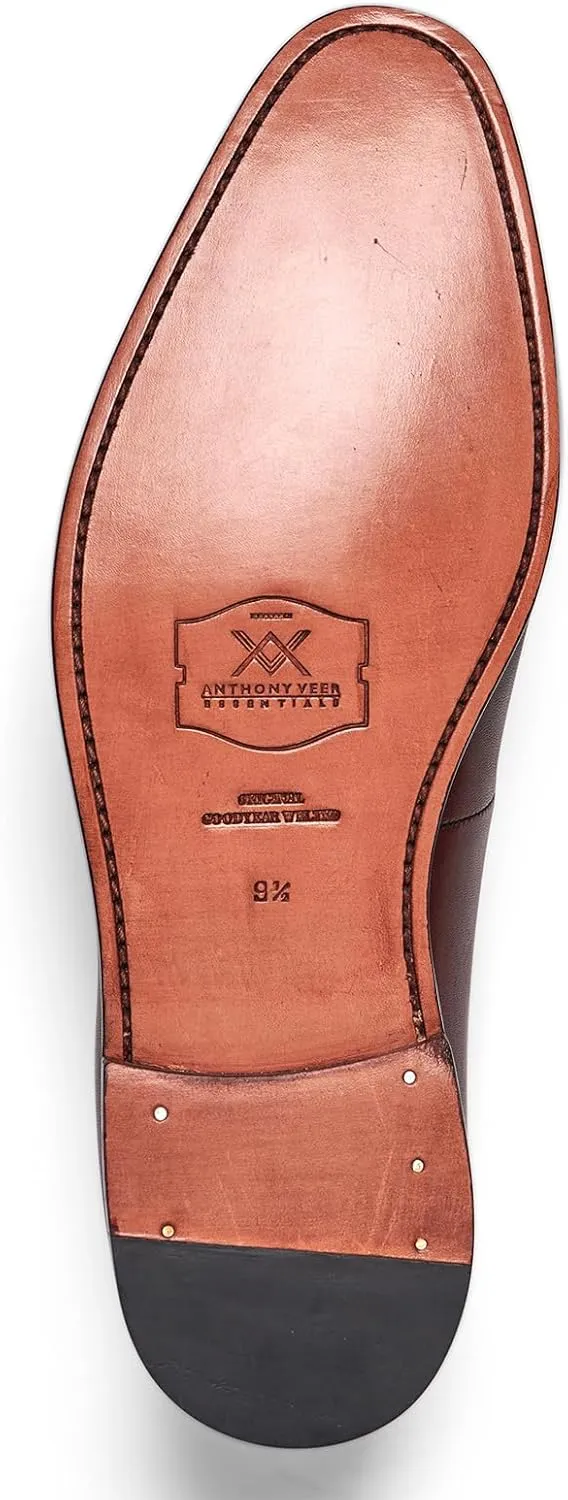 Anthony Veer Kennedy Tassel Loafer for Men | Goodyear Welt Construction | Ortholite Footbed & Recraftable Leather Sole