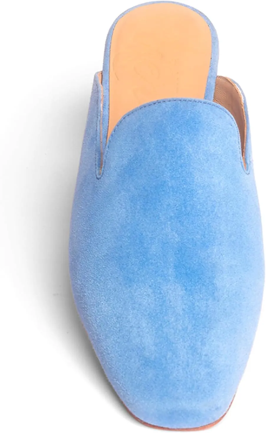 Anthony Veer Lara Suede Flat Mule for Women | Handcrafted in Italian Suede | Ortholite Bedded Insoles | Square Toe & Rubber Heel