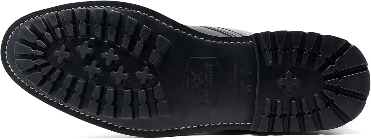 Anthony Veer Ranveer Cap-Toe Boots for Men | Pull-Up | Goodyear Welt Construction | Recraftable Rubber Commando Outsole & Ortholite® Cushioned Footbed | Full Grain Vintage Leather Upper