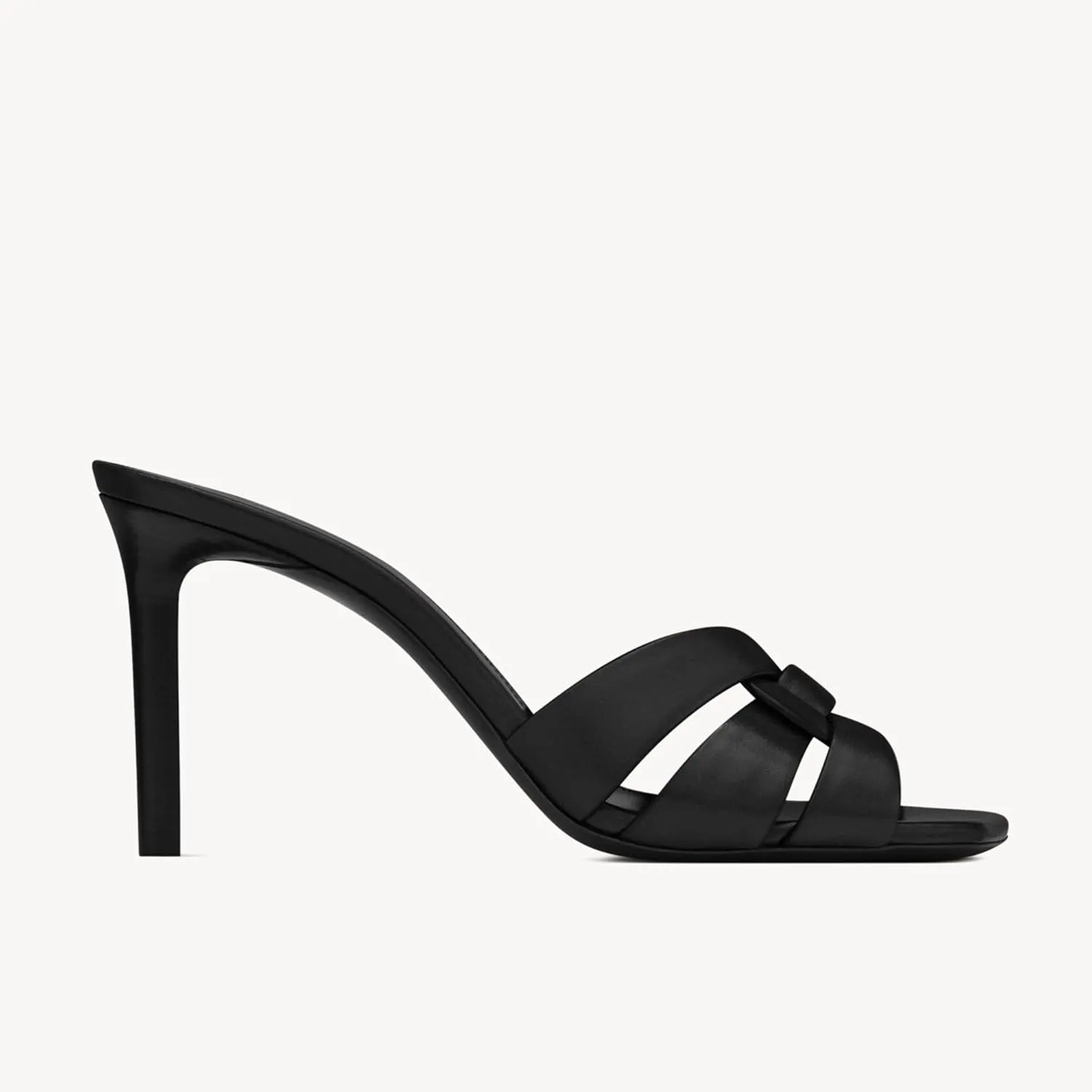 Arqa Open Toe Heeled Mules for Women with Intertwining Straps Featuring Squared Toe & Stiletto Heel Pumps Wedding Dress Slip on Sandals