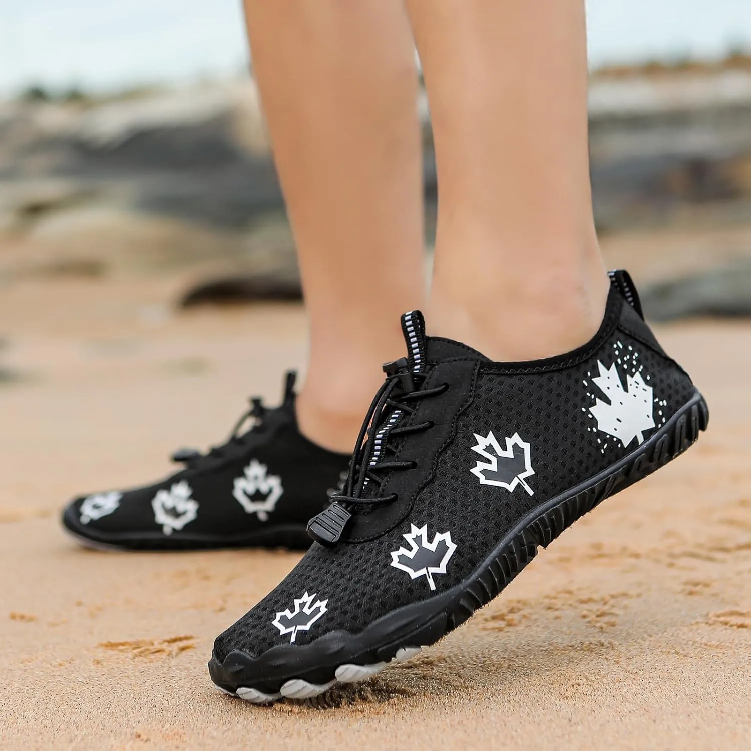 Athletic Hiking Barefoot Shoes Unisex Healthy & Non-Slip Wide Toe Quick Dry Water Shoes Lightweight Walking Running Daily Wear for Women Beach Travel