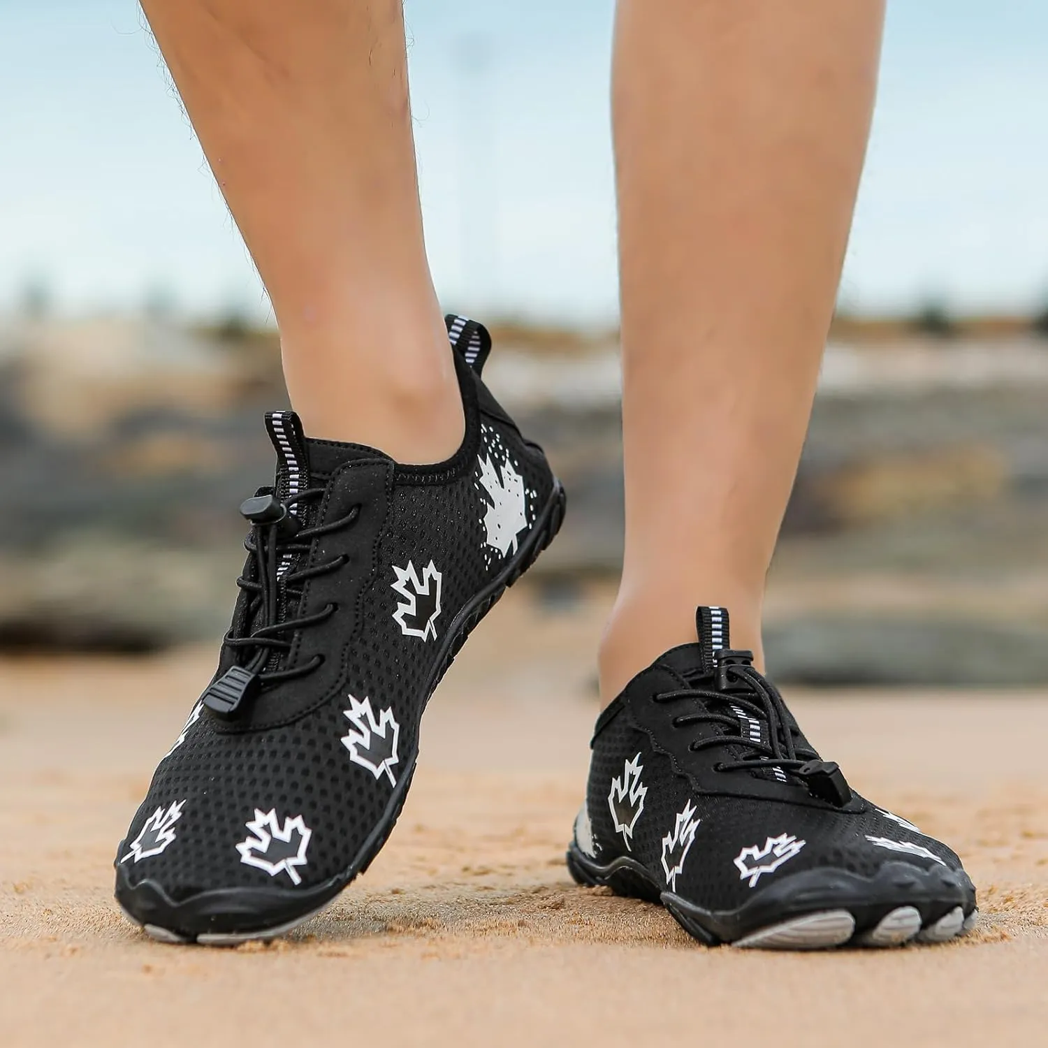Athletic Hiking Barefoot Shoes Unisex Healthy & Non-Slip Wide Toe Quick Dry Water Shoes Lightweight Walking Running Daily Wear for Women Beach Travel