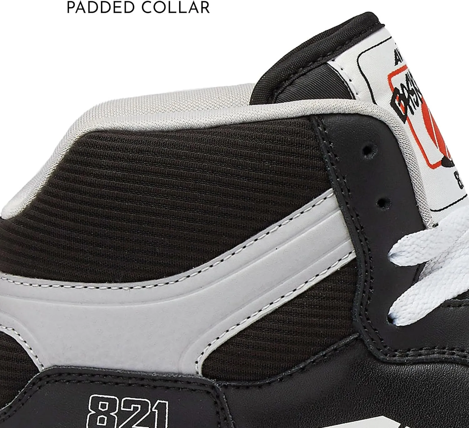Avia 821 High Top Sneakers for Men, Indoor or Outdoor Mens Basketball Shoes, Size 7 to 16 Retro High Top Shoes Men or Women