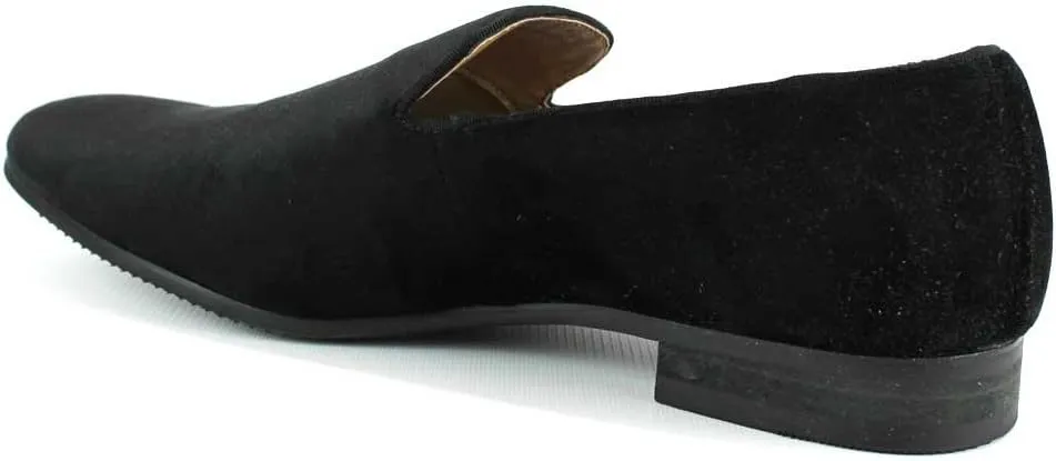 AZAR MAN Men's Velvet Slip On Loafer Dress Shoes Tudors