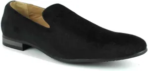 AZAR MAN Men's Velvet Slip On Loafer Dress Shoes Tudors