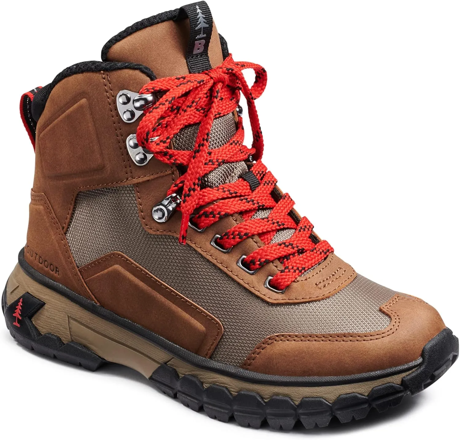 BASS OUTDOOR Women's Peak Mountain Hiking Lace-up Ankle Boots