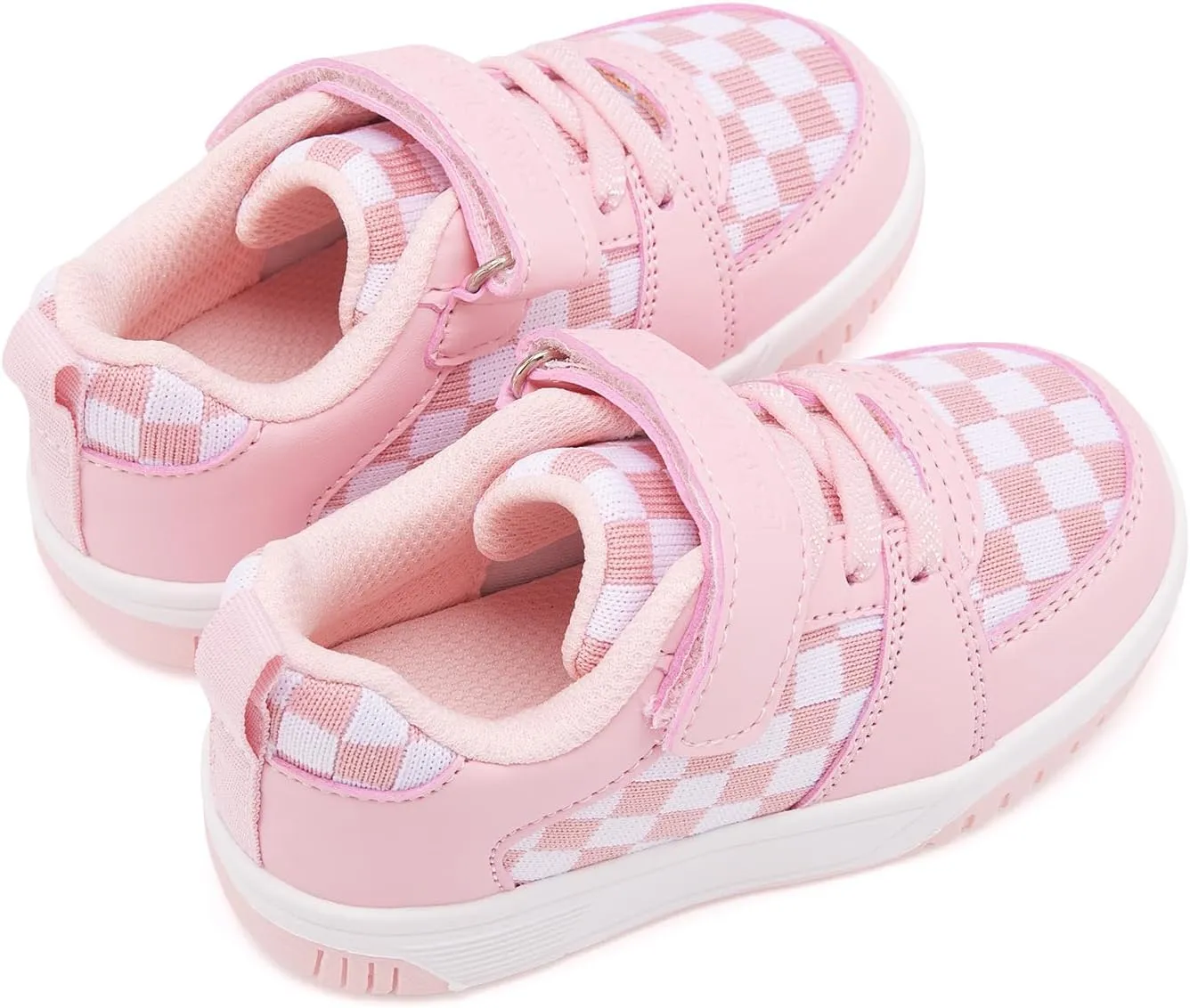 BMCiTYBM Toddler Shoes Boys Girls Tennis Sneakers Checkred Casual Walking Shoes Lightweight Non Slip Outdoor