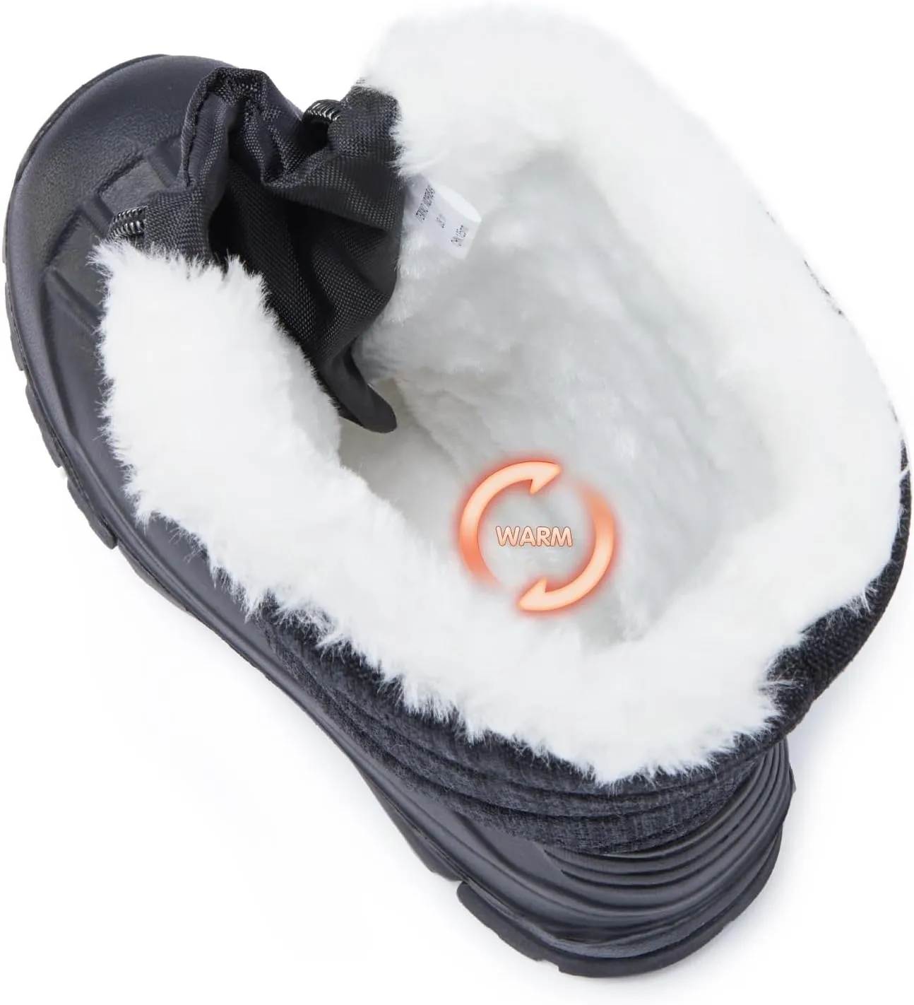 BMCiTYBM Toddler Snow Boots Boys Girls Winter Warm Shoes High Top Outdoor Sneakers for Cold Weather