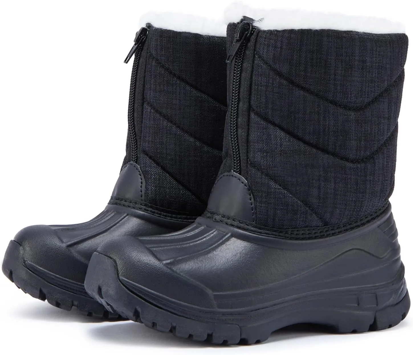 BMCiTYBM Toddler Snow Boots Boys Girls Winter Warm Shoes High Top Outdoor Sneakers for Cold Weather