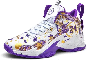 Boys Basketball Shoes Breathable Indoor Athletic Shoes Youth Outdoor Fashion Sneakers Comfortable Basketball Shoes for Girls