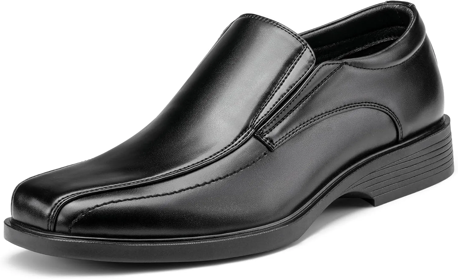 Bruno Marc Men's Square Toe Dress Loafers Formal Shoes