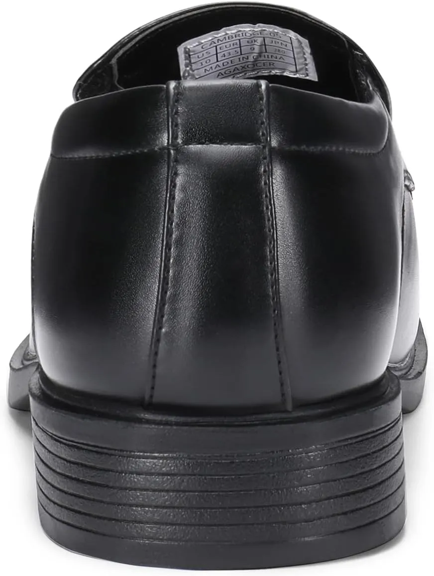 Bruno Marc Men's Square Toe Dress Loafers Formal Shoes