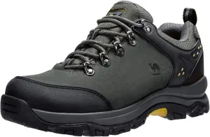 CAMEL CROWN Hiking Shoes Men Trekking Shoe Low Top Outdoor Walking Waterproof Leather Trail Sneakers