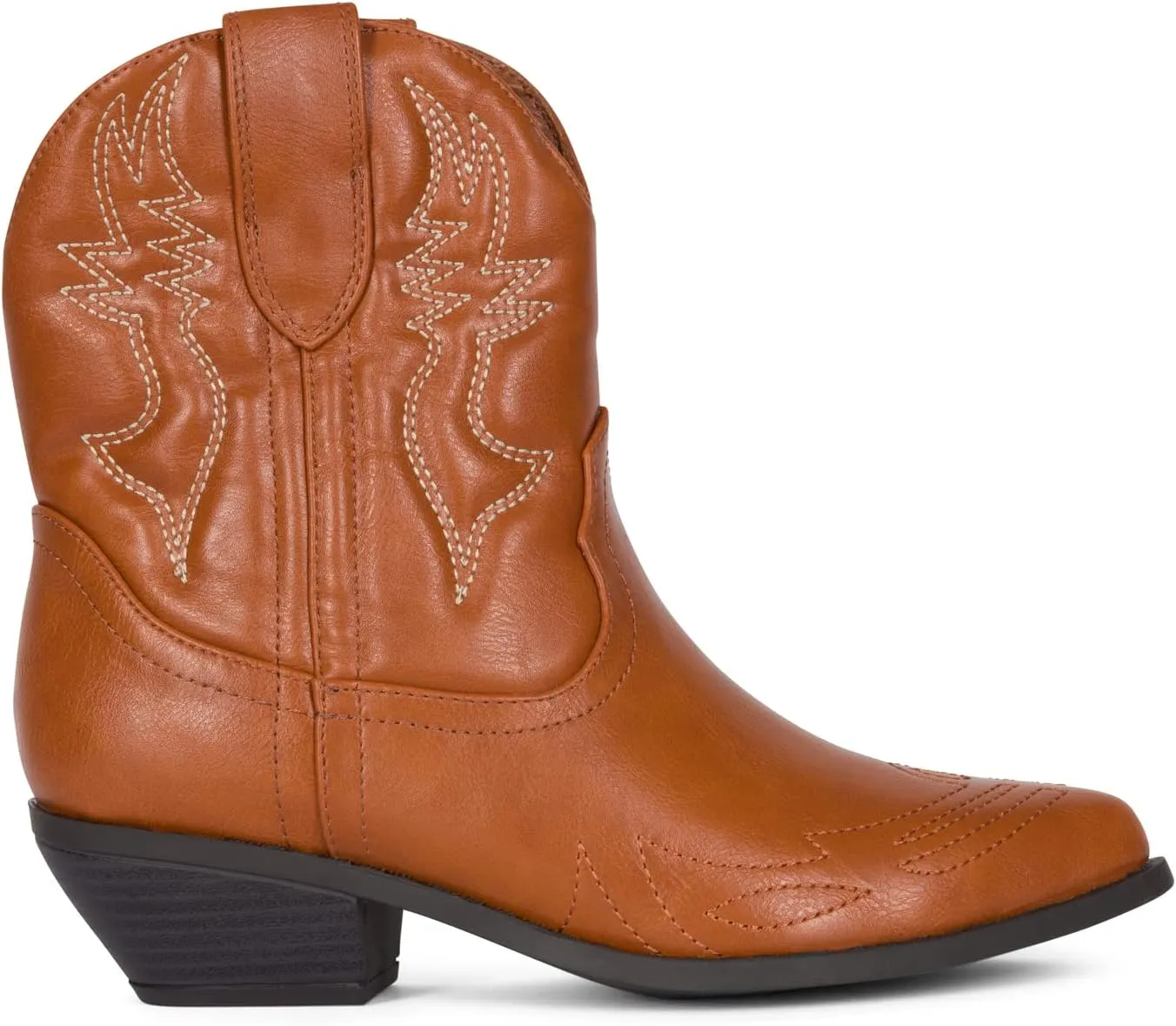 Chariot & Co -Susan- Womens Cowboy Cowgirl Western Ankle Booties Pointed Toe Boots