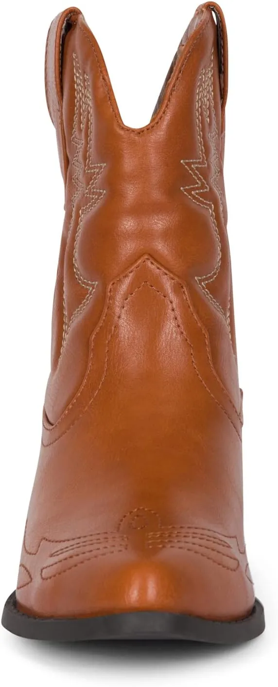 Chariot & Co -Susan- Womens Cowboy Cowgirl Western Ankle Booties Pointed Toe Boots