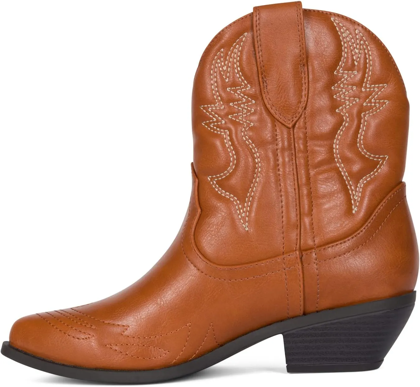 Chariot & Co -Susan- Womens Cowboy Cowgirl Western Ankle Booties Pointed Toe Boots