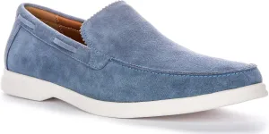 Charles Men's Suede Slip Smart Loafers, Soft Suede Leather, Casual & Smart-Casual Style
