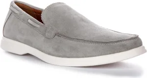 Charles Men's Suede Slip Smart Loafers, Soft Suede Leather, Casual & Smart-Casual Style