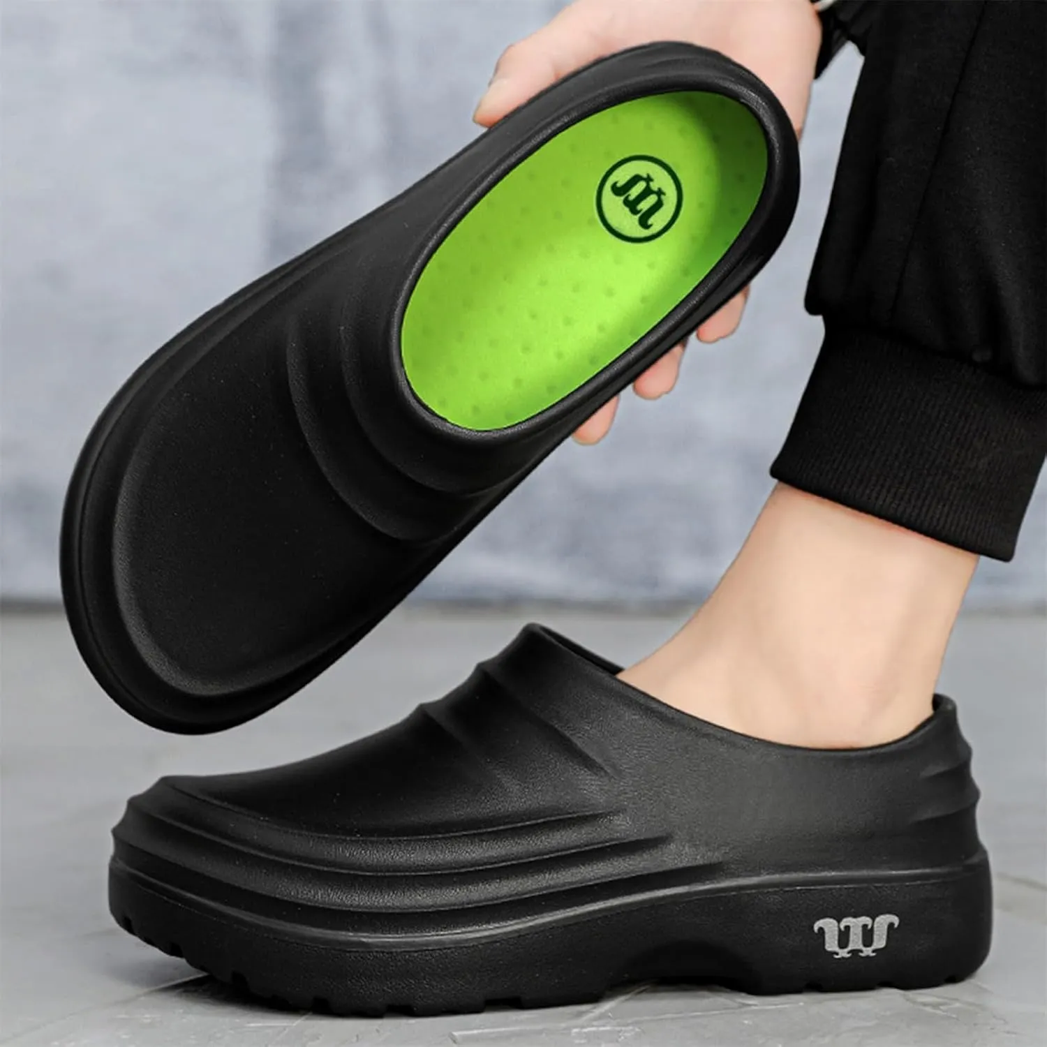 Chef Shoes for Women Armadillo Clogs Nurse Shoes Arch Support Orthopedic Sandals Lightweight Soft Cushioned Thick Sole Garden Clogs Slip On Casual Sandal Outdoors Walking Shoe