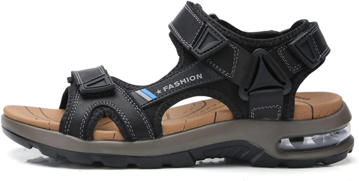 ChicWind Mens Sport Sandals Air Cushion Ankle Strap Outdoor Beach Hiking Sandals