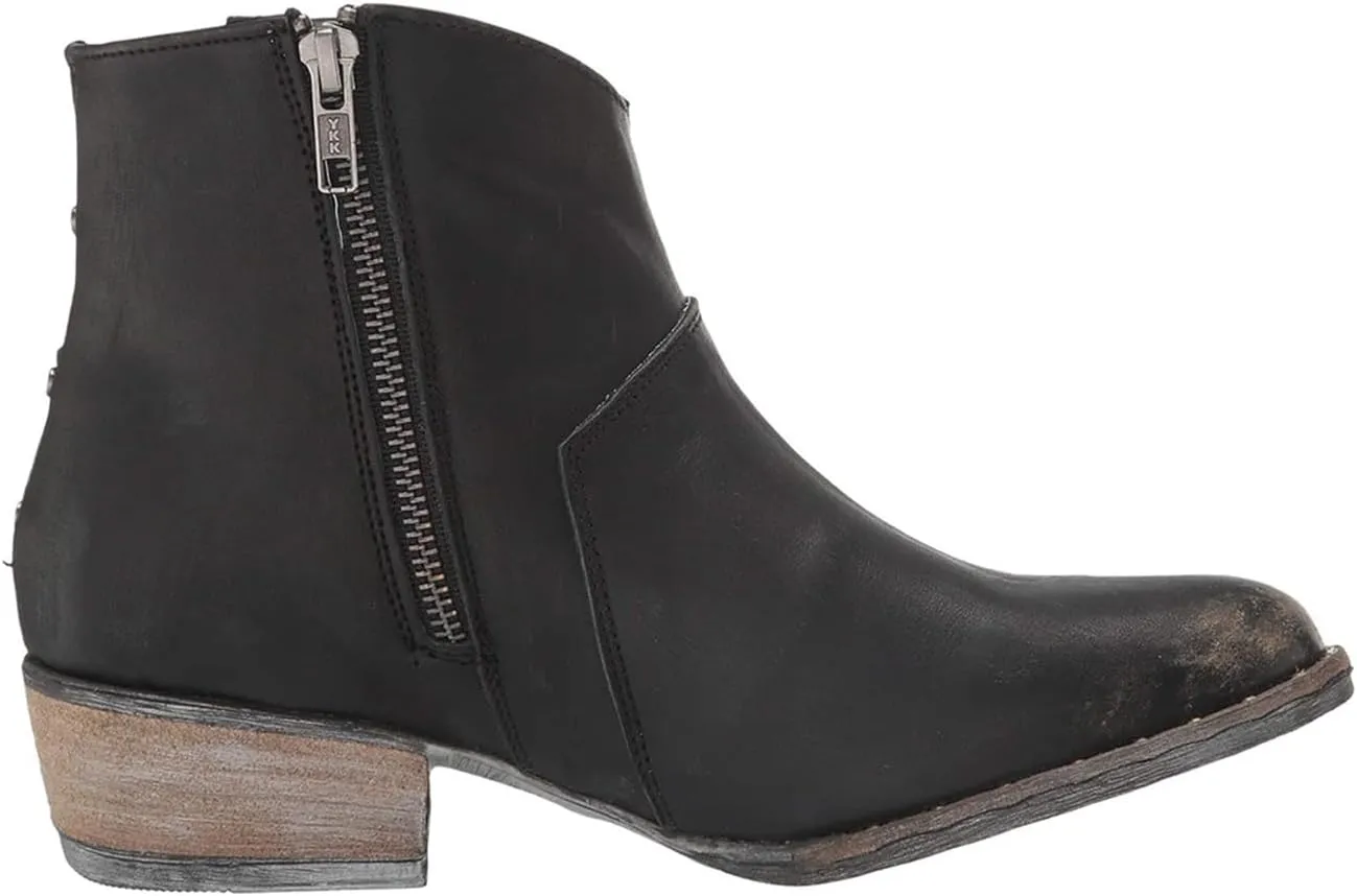 Circle G Women's LD Star Inlay & Studs Ankle Boot
