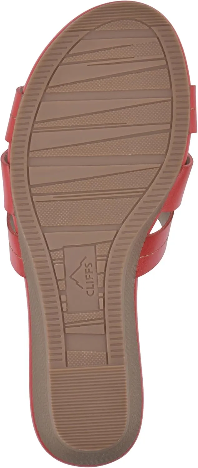CLIFFS BY WHITE MOUNTAIN Women's Candyce Wedge Sandal