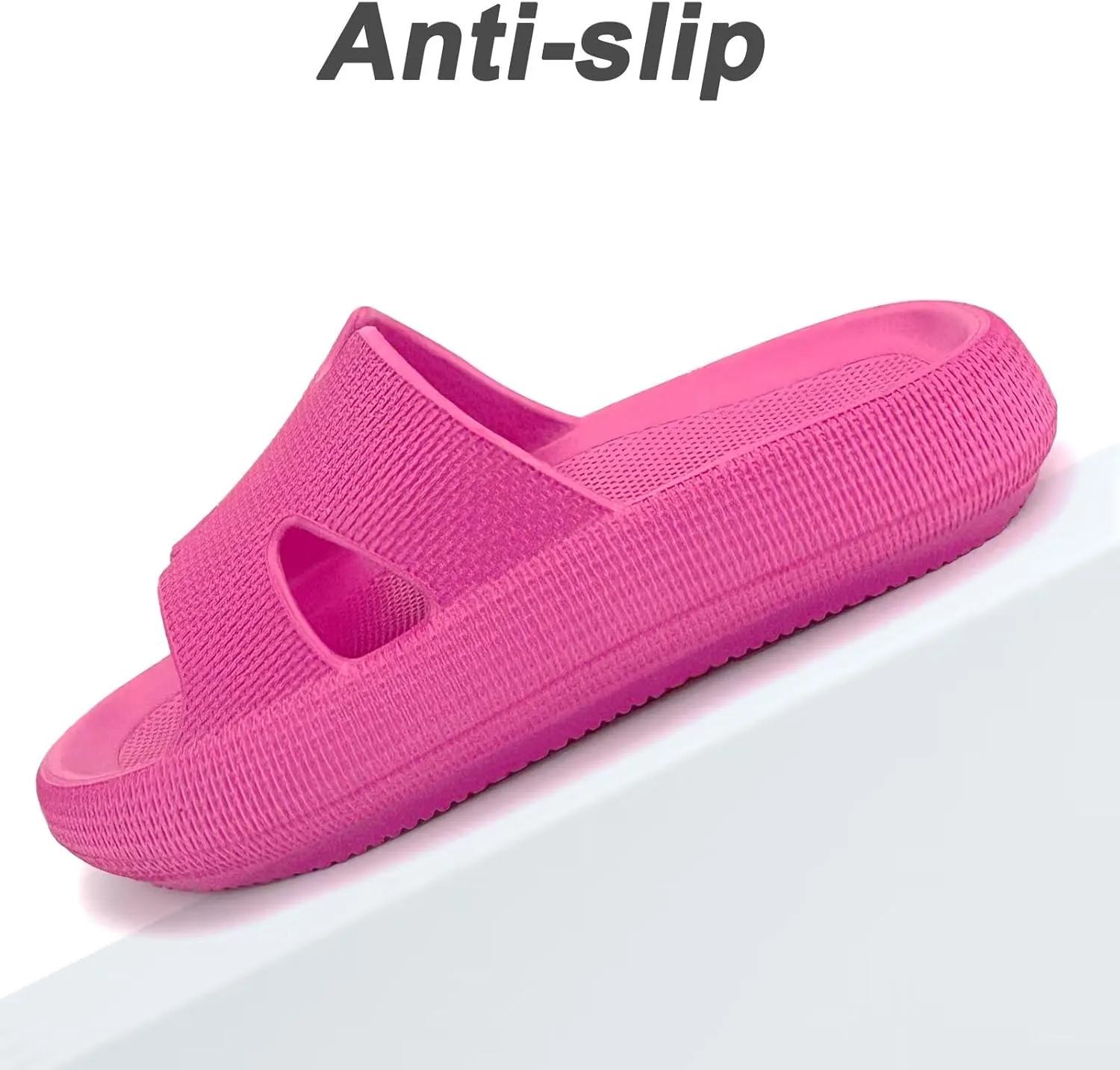 Cloud Pillow Recovery Slides for Women,Womens H-starp Platform Comfortable Memory Foam Arch Support Sandals,Waterproof EVA Cushioned Cushion Slippers for Beach Shower Bathroom Pool