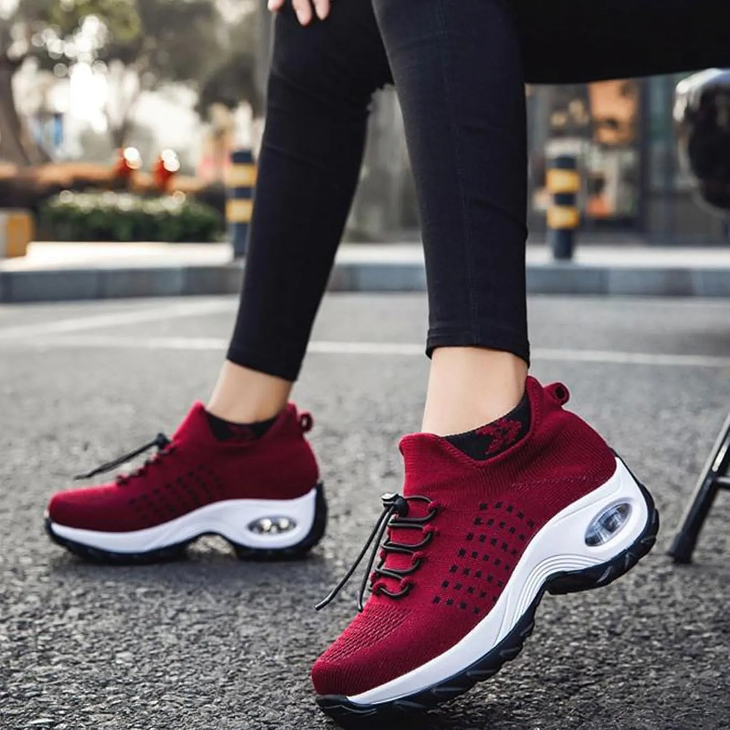Comfort Orthowear Shoes for Women Men Orthopedic Tennis Shoe Waterproof Comfortable Walking Shoes for Women with Plantar Fasciitis Air Cushion Ortho Breathable Stretch Cushion Orthopedic Sneakers