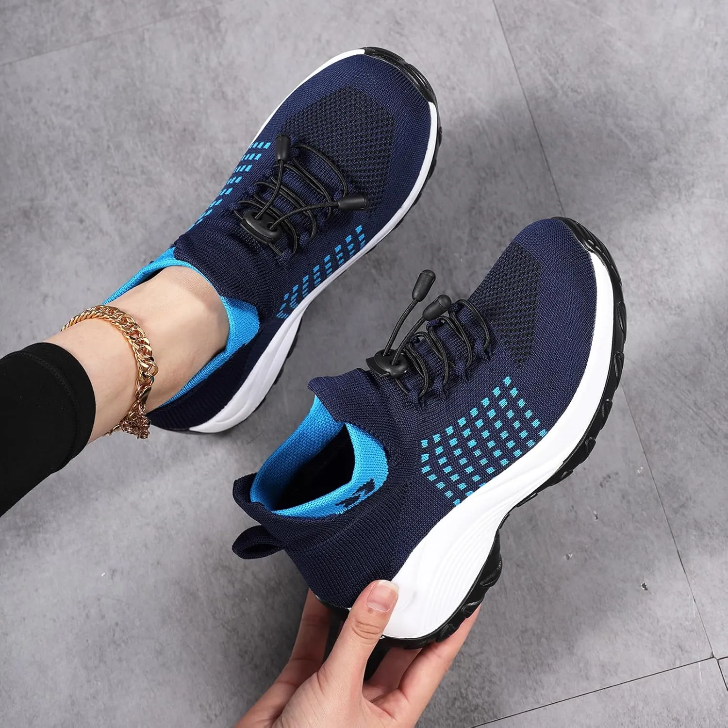 Comfort Wear Orthowear Shoes for Women Orthopedic Shoes Comfortable Walking Sneakers Breathable Non Slip Ortho Stretch Cushion Shoe Lightweight Casual Footwear Water Resistant Mesh Sneakers Outdoor