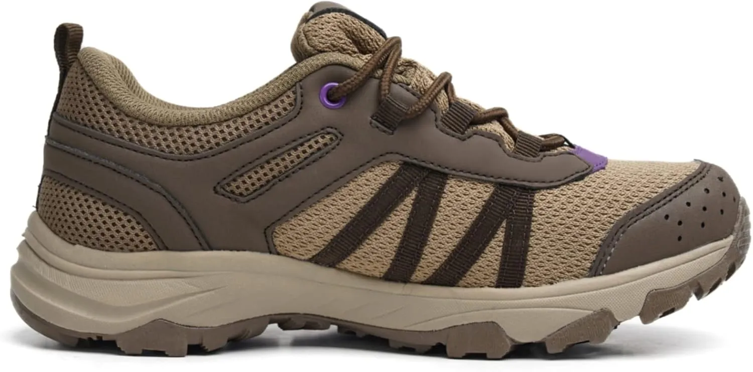 COTTIMO Women's Waterproof Hiking Shoes Non Slip Sneakers Lightweight Tennis Shoes for Work Walking Running Trekking Trail Shoes