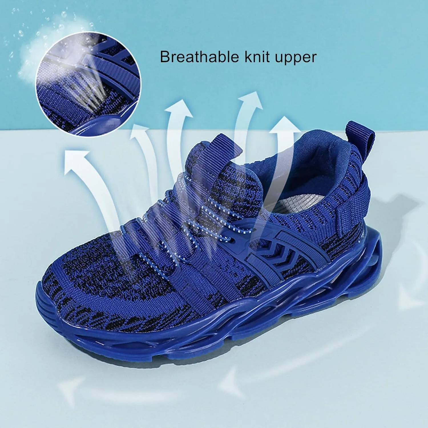 DADAWEN Boys Girls Sneakers Kids Lightweight Breathable Tennis Athletic Running Shoes for Toddler/Little Kid/Big Kid