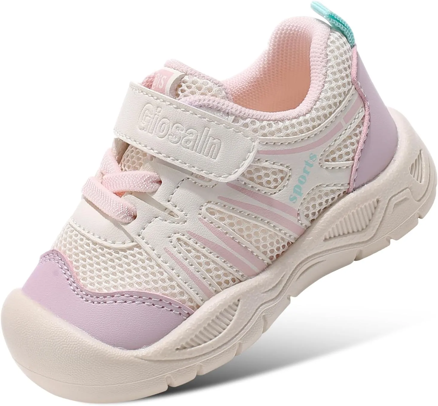 DEEKEY Toddler Boys Girls Tennis Barefoot Shoes Preschool Non Slip Lightweight Breathable First Walking Shoes Running Outdoor Shoes