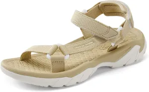 DREAM PAIRS Hiking Sandals Women, Comfortable Walking Sandals with Adjustable Hook and Loop Strap, Quick-Drying Sports Summer Beach Outdoor Light Weight Water Shoes
