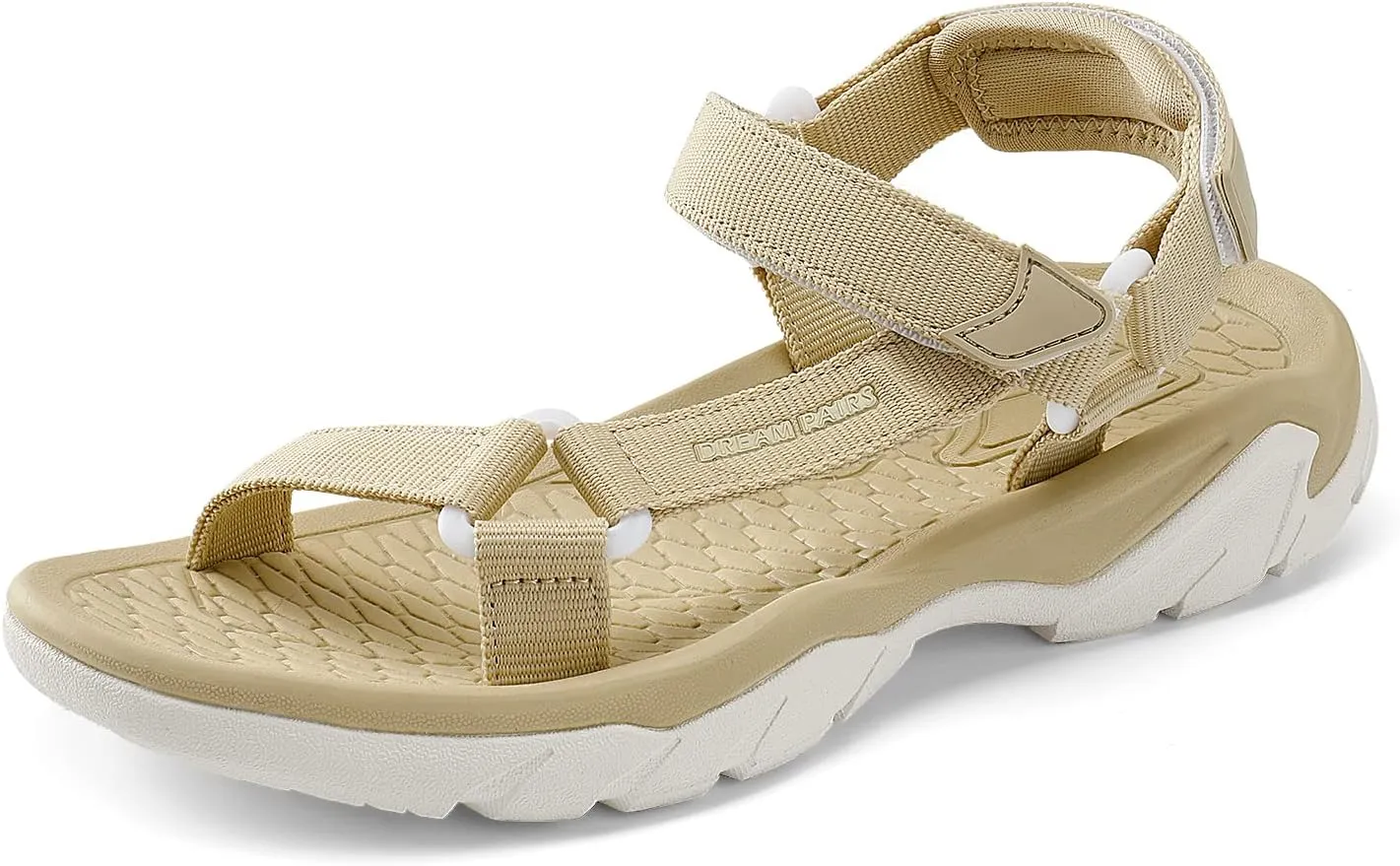 DREAM PAIRS Hiking Sandals Women, Comfortable Walking Sandals with Adjustable Hook and Loop Strap, Quick-Drying Sports Summer Beach Outdoor Light Weight Water Shoes