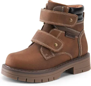 DREAM PAIRS Kids Ankle Boots Boys Girls Fashion Booties with Hook and Loop (Toddler/Little Kid)